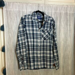Scotch and Soda Men’s Plaid Button Up Sz S